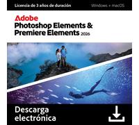 Adobe Photoshop Elements & Premiere Elements 2026 para Windows & MacOS