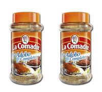 Adobo La Comadre 200 g | Pack de 2 Unidades | Sazonador Tradicional Latino para Carnes, Guisos, Parrillas y Mariscos | Hecho en Venezuela