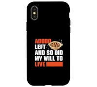 Adobo se fue y también lo hizo mi deseo de vivir, divertidos fanáticos de los platos de adobo Carcasa para iPhone X/XS