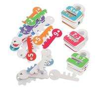 ADOCARN 1 Juego Bloques de Matemáticas de Madera Educativos Emparejamiento Actividades de Aprendizaje Montessori Preescolares de Habilidades y Numéricas