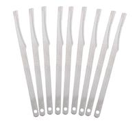 ADOCARN 10 Piezas Cortauñas Profesional para Pedicura Acero Inoxidable Herramienta para Eliminar Piel Muerta y Callos Raspador de Durezas Cuidado de Pies