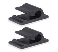 ADOCARN 100 Clips de Cable Autoadhesivos de Doble Cara para Gestión de Cables en Casa, Abrazaderas de Nylon Adhesivo Resistente y Clasificación contra Fuego 94v-2