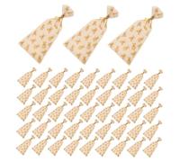 ADOCARN 100piezas Bolsas Para Galletas y Unidades Impresión Colorida Para Bodas y Cumpleaños Fácil De Sellar