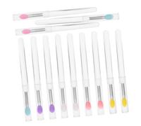 ADOCARN 12 Piezas Juego De Pinceles Para Labios Equipo Gel Constructor Gel Mate Más Regordete Esponja Brillo De Labios Esmalte De Uñas Esencia Para Pelusa De Uñas Gel De Sílice