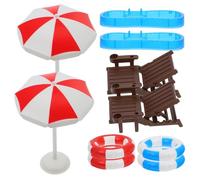 ADOCARN 2 Juegos De Carritos De Supermercado En Miniatura, Modelo De Piscina, Carrito De Supermercado, Carrito De Compras De Imitación, Juguete para Niños, Juguete De Simulación, Carrito