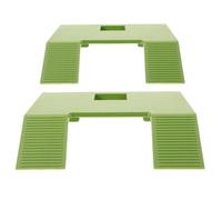 ADOCARN 2 Piezas Plataforma de Escalada con Ventosas para Tortugas Rampa Abs para Acuario Isla Flotante para Descanso en Tanque de Tortugas Adecuado para Propietarios
