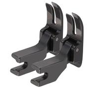 ADOCARN 2 Piezas Prensatelas Industriales de Acero Negro P351, Accesorios Estándar para Máquina de Coser, Compatibles Brother, Singer y Marca Industrial, Repuestos para Costura Profesional