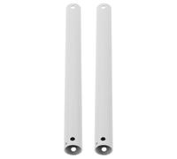 ADOCARN 2 varillas extensibles para ventilador de techo: varillas telescópicas ajustables de 20 cm para ventilador, accesorio para luz de techo, para diversos estilos de decoración de interiores.
