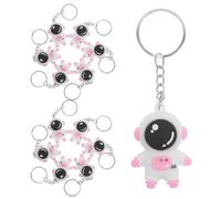 ADOCARN 24 Llaveros de Astronauta de Pvc Ligeros y Versátiles Diseño de Anillo Único para Decoración de Fiestas de Viaje y Relleno de Bolsas de Regalos