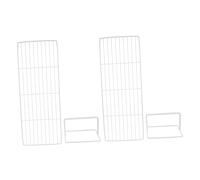 ADOCARN 2juegos Divisor De Compartimentos para Congelador Separador De Metal para Refrigerador Organizador De Alimentos y Ventilado