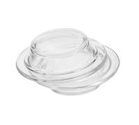 ADOCARN 2piezas Revestimientos para Quemador De Cera Plato De Vidrio De Repuesto para Calentadores De Velas Bandeja De Vidrio para Lámpara De Aromaterapia y Soporte para Cera Fundida