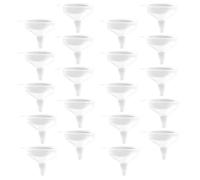 ADOCARN 30 Mini Embudos Dispensadores de Líquidos de Plástico Pp para Llenar Perfumes y Productos Cuidado del Cabello Hogar