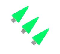 ADOCARN 3piezas Cabezal De Para Bolígrafo De Manicura Acrílico Verde Punta Para Aplicar y Decoraciones De Uñas Herramientas De De Uñas Diy