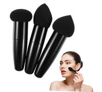 ADOCARN 3piezas Esponjas De Maquillaje De Herramientas Cosméticas Portátiles Diseño Forma De Corazón y Pen Para Aplicación De Base y Accesorios De Belleza Para Uso Diario y