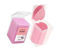 ADOCARN 400 Hojas Toallitas para Uñas sin Pelusa Almohadillas de Algodón Absorbente para Gel y Acrílico Compacto con Estuche para Viaje y Casa