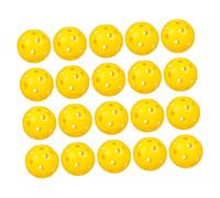 ADOCARN 48 Piezas Bolas Prácticas de Plástico Huecas para Entrenamiento Interior y Exterior Habilidades con Bolas de Aire para Práctica Casa o Oficina