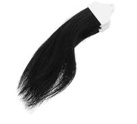 ADOCARN 5 Piezas Anillos de Cabello Humano Natural Negro Nivel 3 para Teñir Reutilizables en Salón de Peluquería y Análisis de Color Profesional