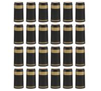 ADOCARN 50 Cápsulas Termorretráctiles Tapon Botella Vino de PVC Negro Compactas y Ligeras para Sellos de Botellas de Vino