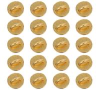 ADOCARN 50 Mini Botones de Aleación de Zinc Forma de Hongo Dorados de 4mm para Manualidades Decorativas y Ropa de Muñecas, Fáciles de Usar y Sujetar