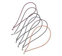 ADOCARN 6 Piezas Banda Elástica para Cuaderno con Sujeción Adaptable y Almacenamiento Seguro, Material Nylon, Diseño Moderno y Minimalista para Uso Escolar y Journaling Color Aleatorio