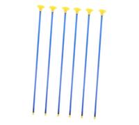 ADOCARN 6 Piezas Flechas de Ventosa para Juguete y de Plástico Resistente con Ventosas para Interiores y Exteriores Repuesto Accesorios para Diana de