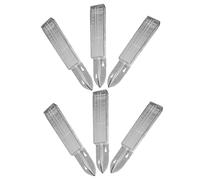 ADOCARN 6 Pluviómetros Prácticos de Plástico para Jardín Resistentes al Clima Diseño Elegante y Fácil de Leer para Decoración de Patio y Exteriores