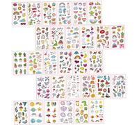 ADOCARN 60hojas Calcomanías Temporales De Tatuajes Corporales Kawaii Impermeables Para Mujeres Stickers Decorativos Lavables Para Fiestas y Eventos