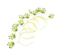 ADOCARN 6piezas Diademas Decorativas De Abeja Para Accesorios De Fiesta y Cosplay Color Amarillo Para Cumpleaños y Eventos Festivos