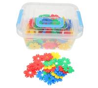 ADOCARN 70piezas Bloques Interconectables para Niño Juguetes Educativos De Plástico para Aprendizaje Estimula La y Habilidades Stem Caja De Almacenamiento