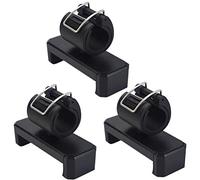 ADOCARN Abrazadera para Teléfono Palo Selfie, 3 Piezas Abs Negro