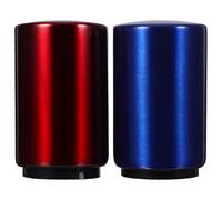 ADOCARN Abridor Automático de Botellas de Acero Inoxidable, 2 Piezas, Diseño Compacto y Ligero, Fácil de Limpiar, Adecuado para Fiestas y Uso en Cocina