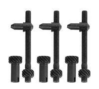 ADOCARN Ajustadoras de Tornillo Compatible Modelos 4500 5200 5800 Kit de 3 Piezas para Tensar Cadena de Motosierra Material Hierro , Alta Durabilidad para Trabajo de Jardín