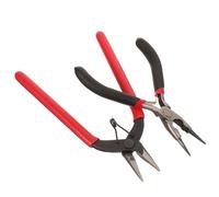 ADOCARN Alicates para Joyería DIY 2 Piezas, Cortador de Alambre y Alicates de Punta Fina, Herramienta Manual para Envolver Cables, Tamaño Compacto y Diseño Ergonómico para Artesanía