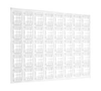 ADOCARN Almohadillas Autoadhesivas de Silicona Diseño Único para Muebles, Parachoques Protectores de Pared 40 Piezas para Protección y Amortiguación