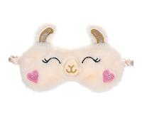 ADOCARN Antifaz para Dormir Diseño de Alpaca de Felpa, Máscara Opaca y Cómoda para Mujeres y Niñas, Funda para Ojos Adecuado para Descanso y Bloqueo de Luz
