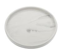 ADOCARN Bandeja Decorativa para Almacenamiento de Joyas y Cosméticos con Diseño de Mármol de Cerámica Fácil de Limpiar y Segura para Alimentos, Adecuado para Exhibición