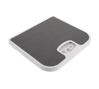 ADOCARN Báscula Mecánica de Baño Gris, Escala Personal Precisa sin Pilas, Resistente y Compacta para Control de Peso Corporal en Casa y Viajes, Instrumento de Salud Confiable