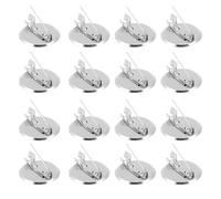 ADOCARN Bases Metálicas para Alfileres de Pecho 20 Mm, Bandeja Práctica 50 Piezas para Accesorios Diy, Cierres para Alfiler Solapa en Manualidades y Fabricación de Joyas