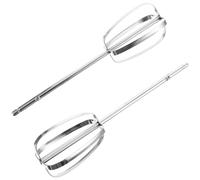 ADOCARN Batidor Mezclar de Fácil en Huevos de Sostener Inoxidable de Acero Pequeño 1 Par Par Plata y Hornear Recipiente Adecuado a Cocina y Repostería Reutilizable