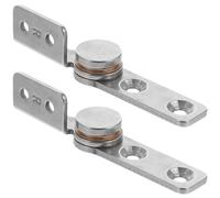 ADOCARN Bisagra Abatible de Acero Inoxidable 2 Piezas con Amortiguador y Par de Torsión para Puertas y Mesas Plegables, Acabado Metálico Elegante para Uso Diario