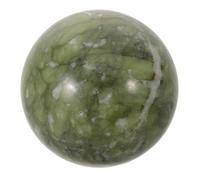 ADOCARN Bola Decorativa: Bola de Cristal para Exhibir Según El Feng Shui - Esfera de Cristal de Jade Verde para Oficina O Piedras de Abundancia Y Decoración de Escritorio