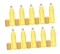 ADOCARN Botella De Vidrio Roll-on 10 Unidades 10 Ml Aplicador De Acero Fácil De Limpiar