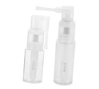 ADOCARN Botellas Pulverizadoras De Polvo Secas 35 Ml y 50 Ml Plástico Pulverizador Fina Niebla para Decoración De Pasteles Repostería Viaje Set De 2 Unidades