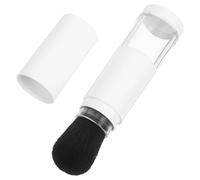 ADOCARN Brocha de maquillaje de punta plana, brocha aplicadora de base, herramienta rellenable para polvos de relieve, aplicador para base, rubor e iluminador.