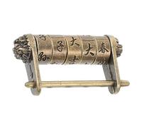 ADOCARN Candado y Función Decorativa de Combinación de Aleación de Zinc Vintage Diseño Portátil para Caja y Maleta Clásica