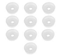 ADOCARN Carretes de Plástico Blancos para Enrollar Cuerda, Bobinas Resistentes y Duraderas de 5cm, Estante Portátil para Hilo de Coser en Casa y Viajes, Paquete de 10 Piezas