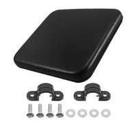 ADOCARN Cojín de Asiento de PU Antideslizante para Rollator con Orificio de Montaje, Almohadilla Reemplazable para Uso en Interior y Viajes para Personas Mayores, 34,5 x 31,7 x 3,6 cm