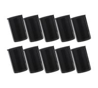 ADOCARN con Tapas para Almacenamiento de Película 10 Botes Negro de Plástico Resistentes al Desgaste y Fáciles de Transportar, para Organizar Carretes de Pesca