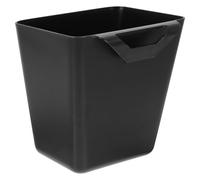 ADOCARN Contenedor de Almacenamiento Diseño Simple y Delicado Acero Inoxidable con Gancho Negro de Tablero Perforado para Organizar Hogar