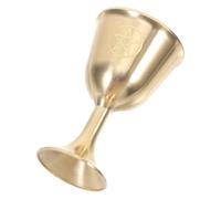 ADOCARN Copa Vintage de Latón Pentagrama Dorado para Decoración Elegante y Prácticas Espirituales Hogar, Diseño Único y Místico para Rituales